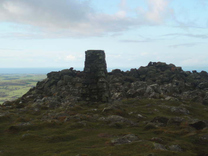 Binsey's summit trig Binsey's summit trig